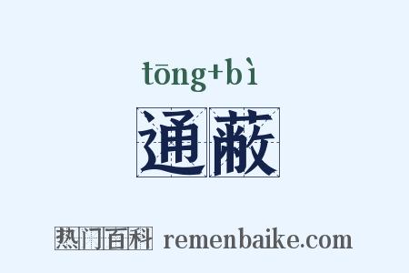 通蔽是什么意思的图片
